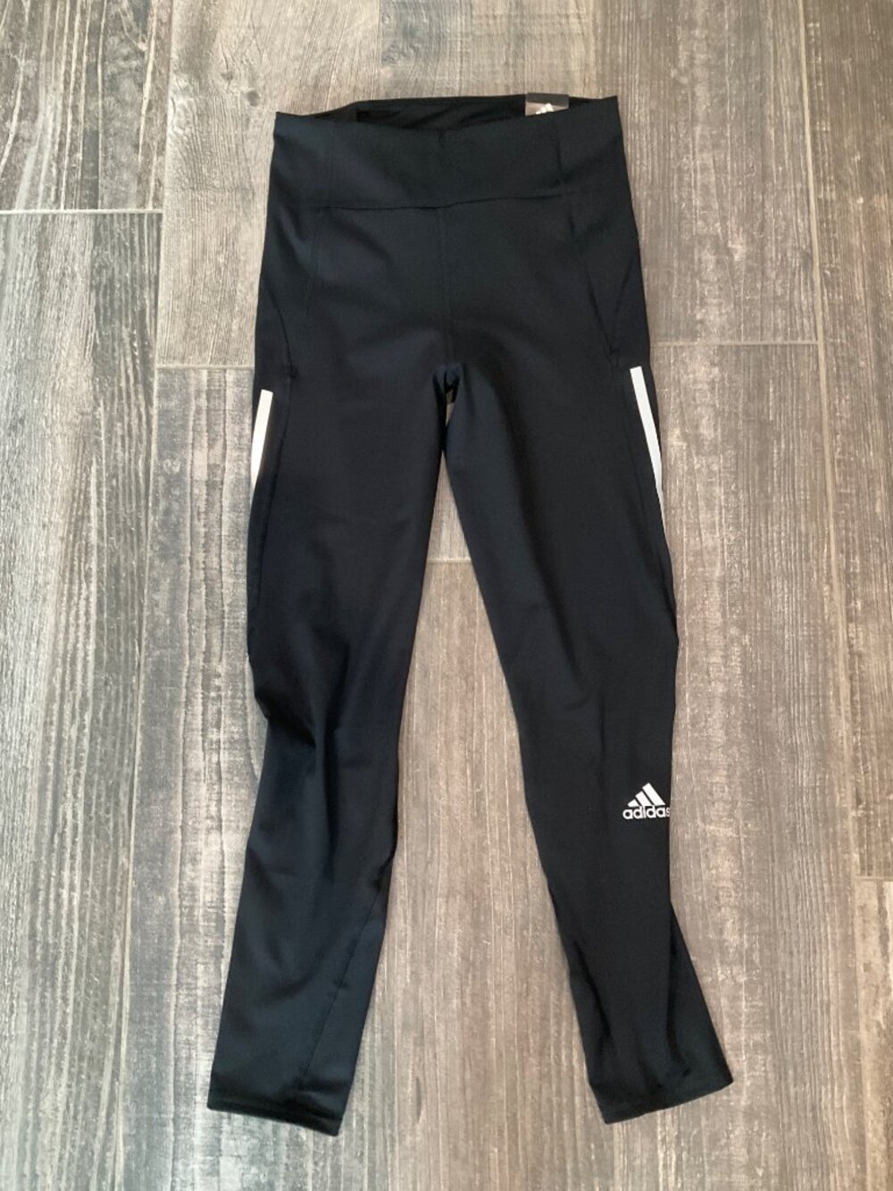 Adidas size Small Aeroready Designed to Move HR 3-Stripe 7/8 Sport tight NEW - Picture 2 of 4